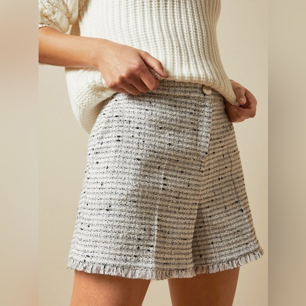 TED BAKER Adalat Tailored Boucle Shorts (10)